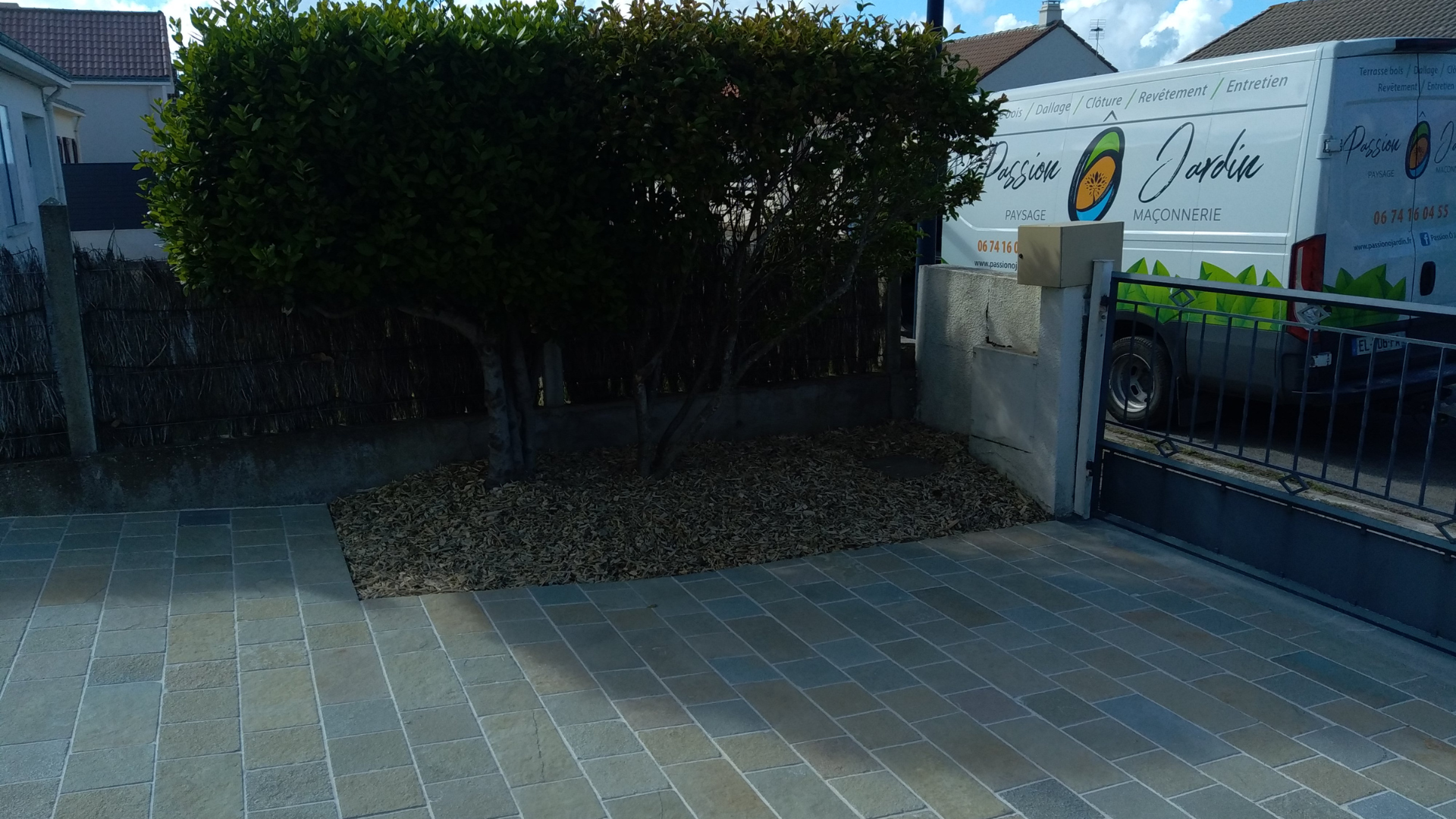 Travaux de maçonnerie paysagère réalisés par Passion Ô Jardin