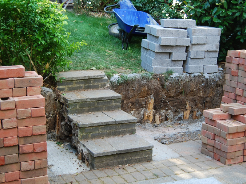 Création de murets par Passion Ô Jardin